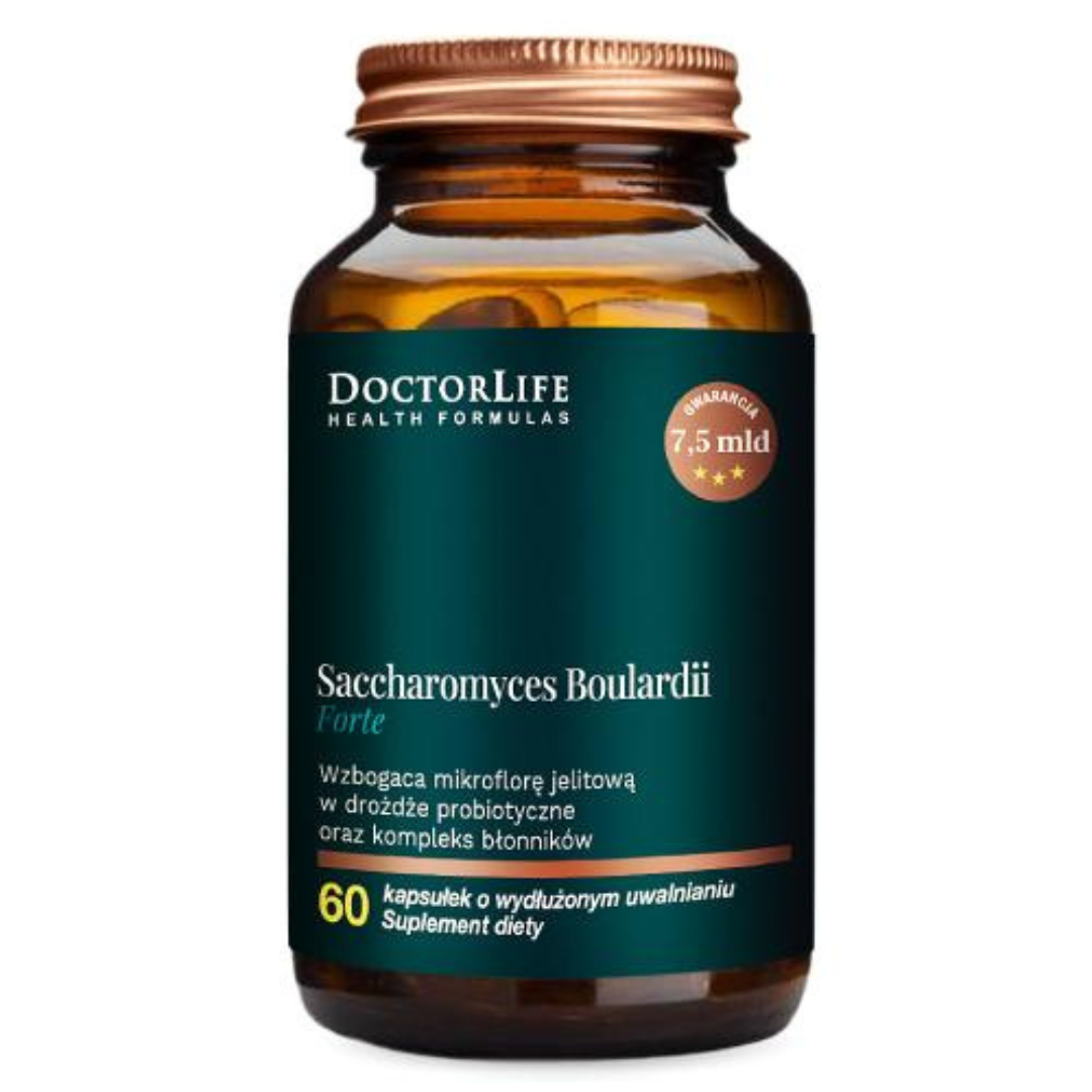Ceny Doctor Life SACCHAROMYCES Boulardii forte 60 kapsułek - obrazek 1