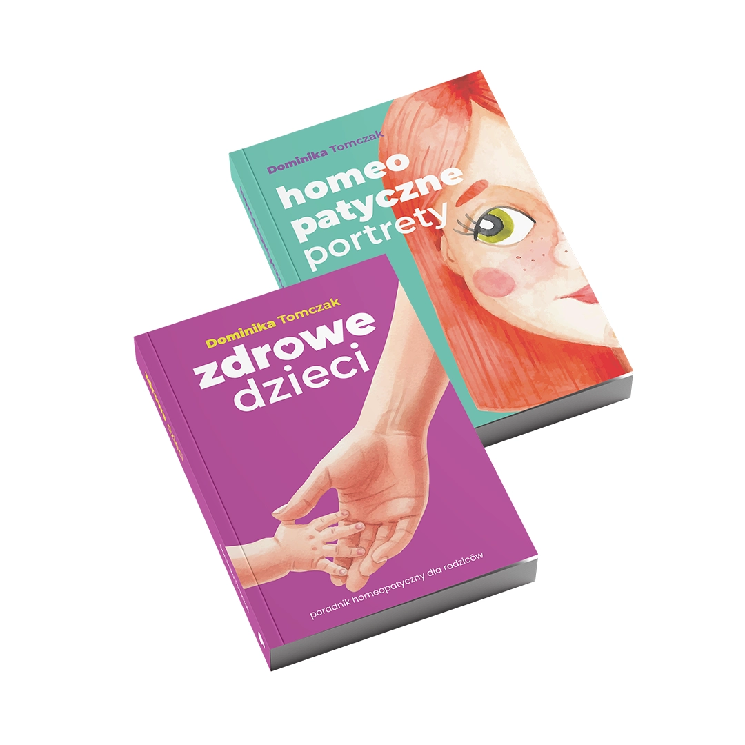 1_dwie ksiazki Pakiet Premierowy 2025 | 2 nowości o homeopatii dla dzieci | Dominika Tomczak - obrazek 1